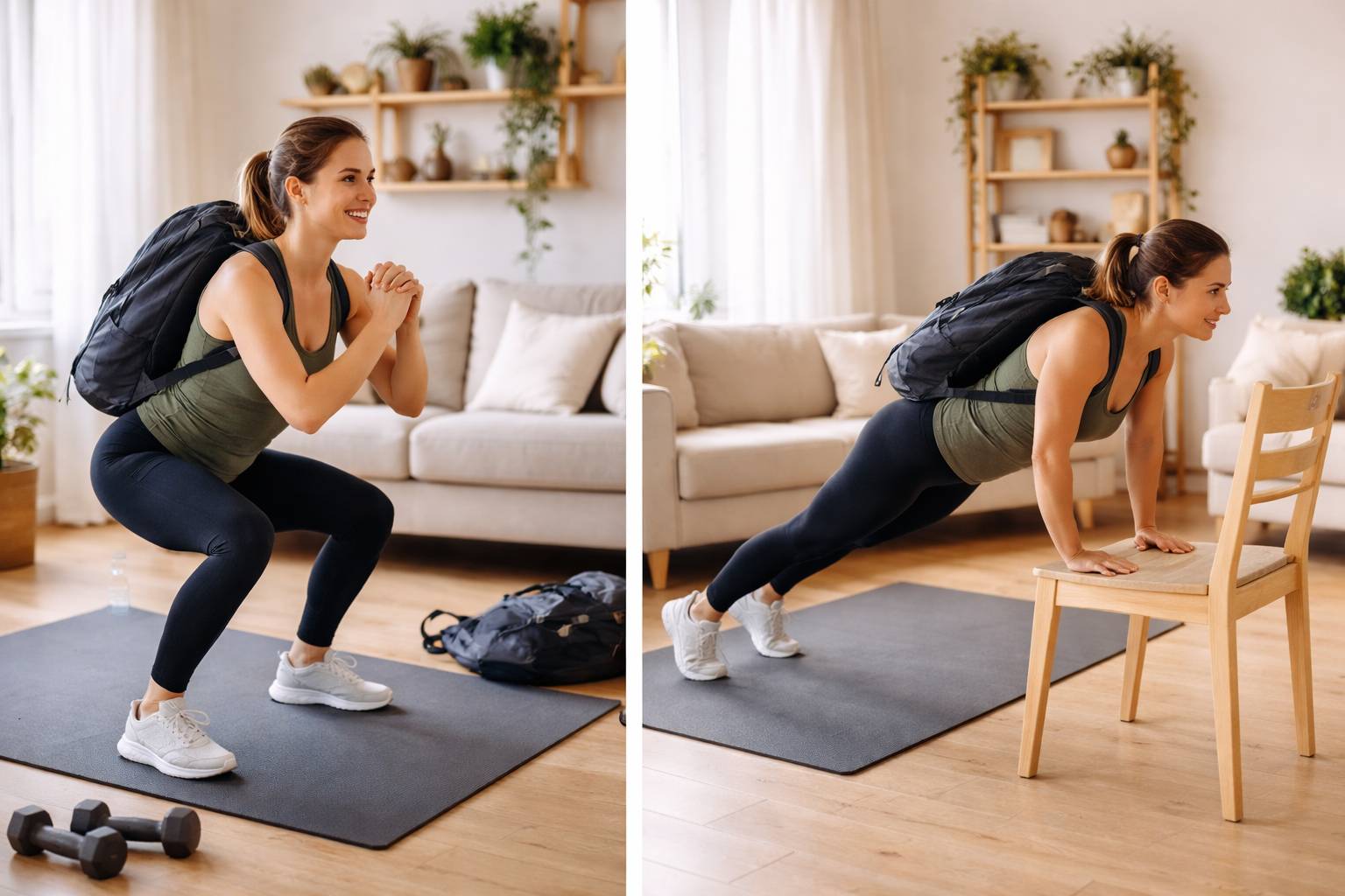 Entrenamiento de fuerza para principiantes: rutina full body de 30 minutos (sin complicarte) Entrenamiento de fuerza para principiantes: rutina full body de 30 minutos (sin complicarte)